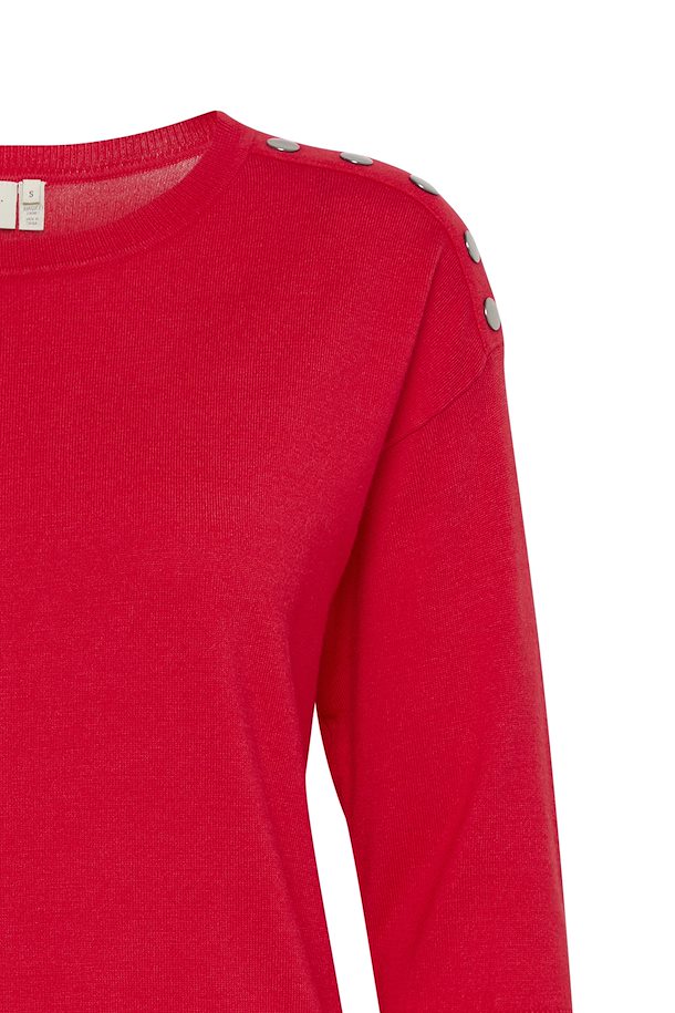 Fransa Basic Pullover - Red