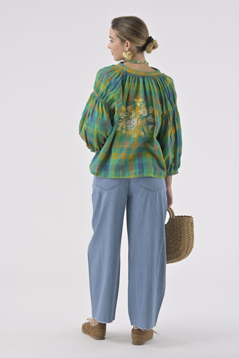 Orfeo Daniele Shirt - Carreaux Verts