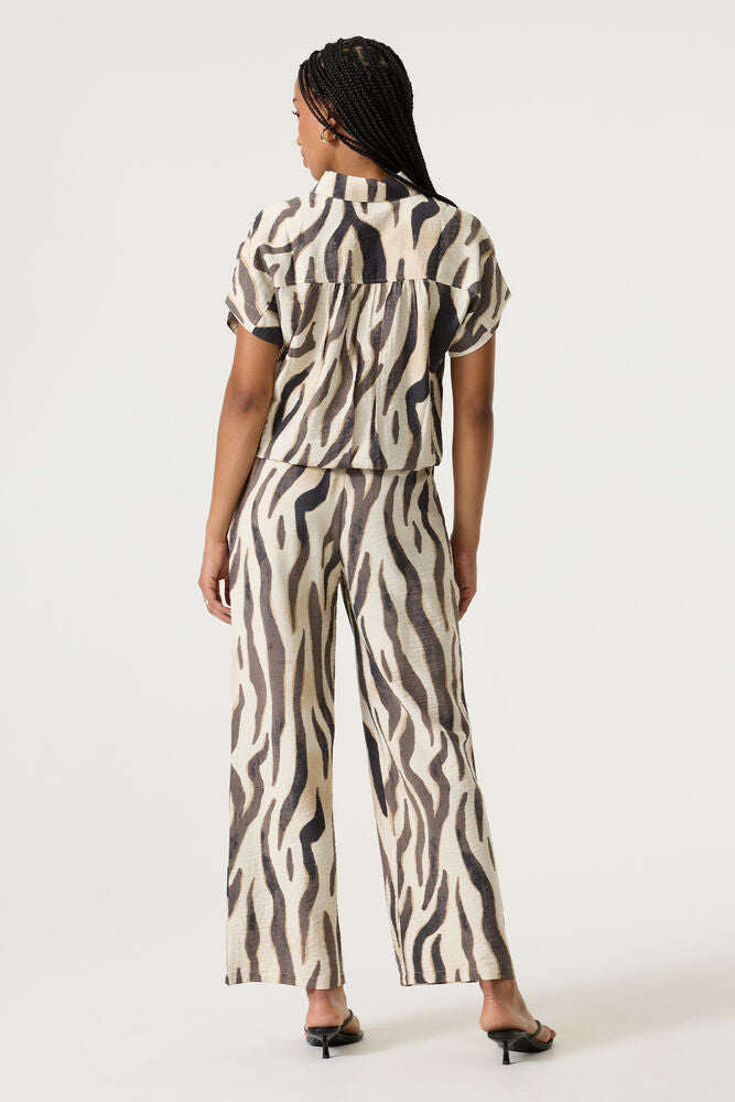 Gracia Animal Print Shirt
