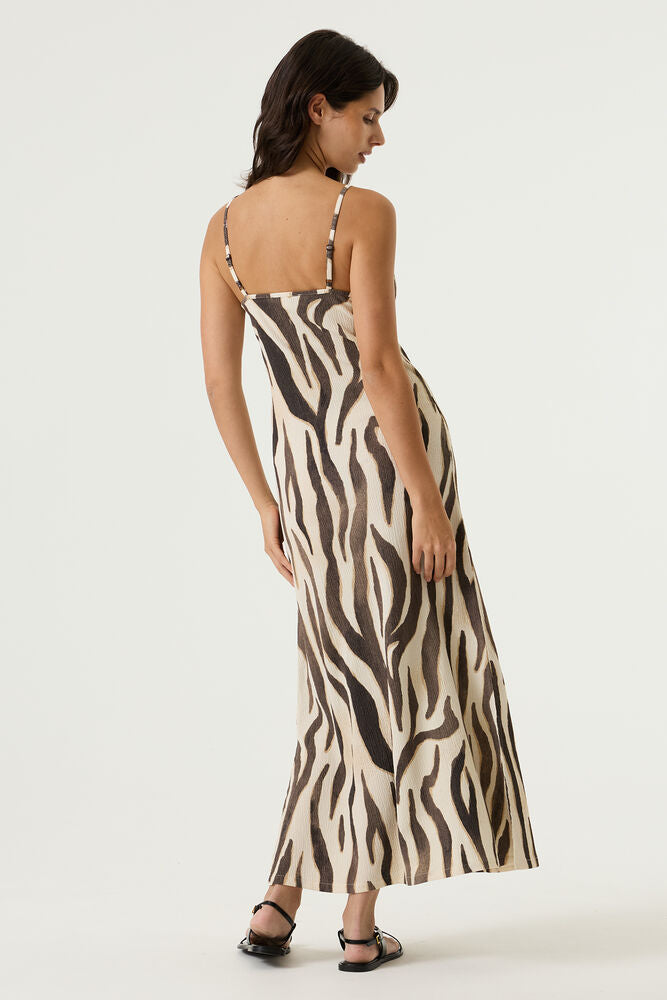 Garcia Crinkle Printed Dress