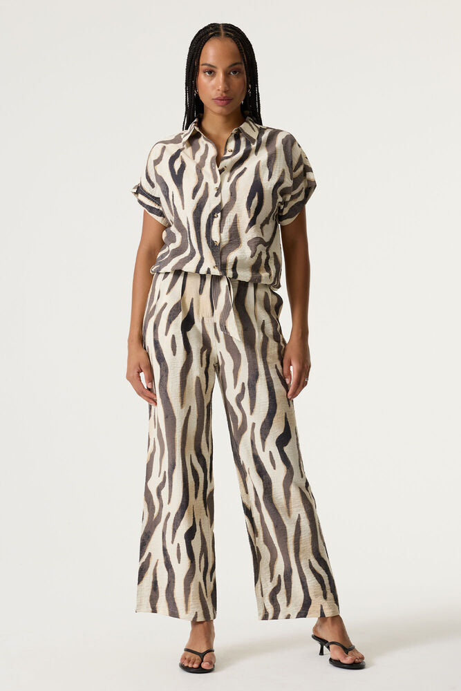 Garcia Animal Print Trousers