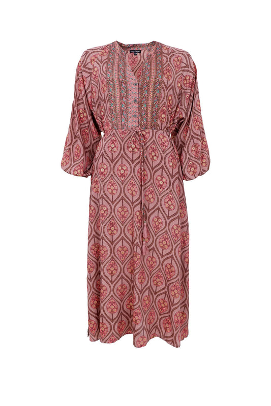 BC Luna Raglan Dress - Powder Tulip