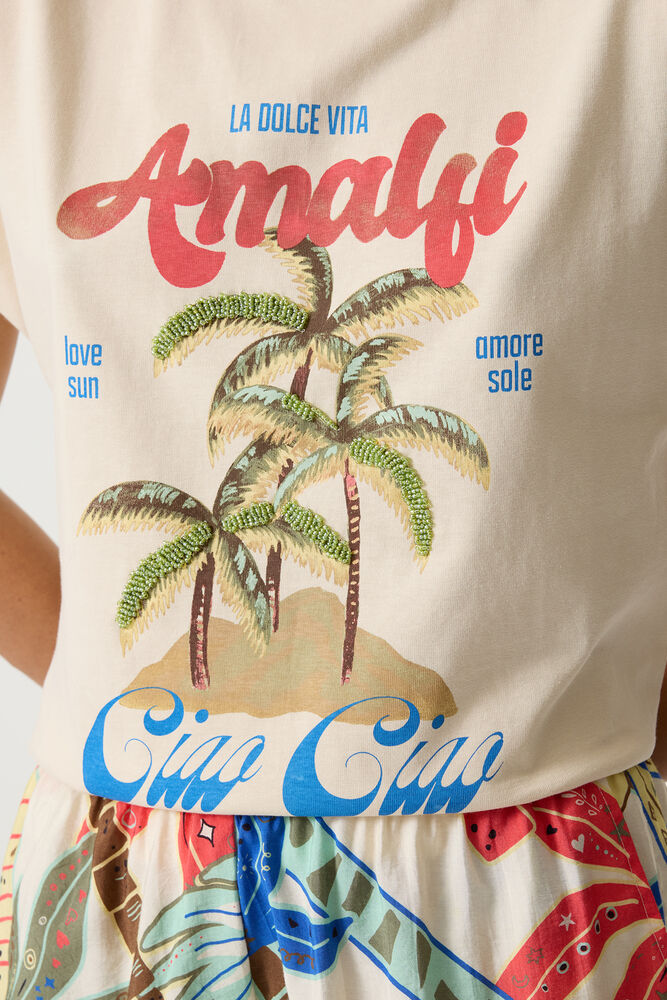 Garcia Amalfi Tee - Whitecap