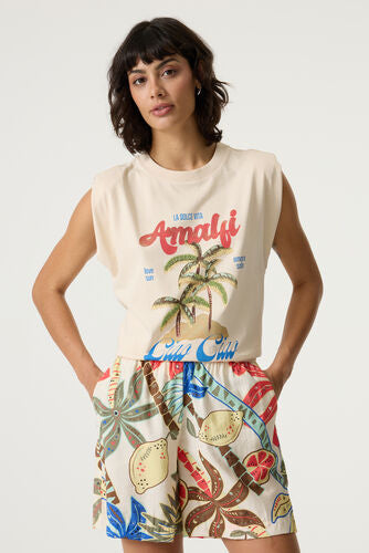 Garcia Amalfi Tee - Whitecap