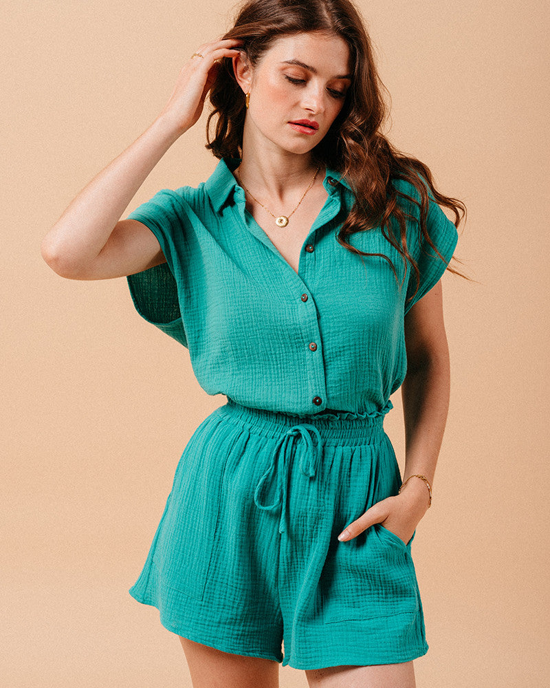 Grace & Mila Metisse Shirt - Vert