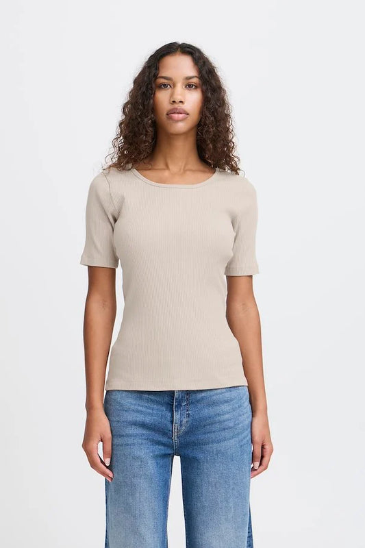 ICHI Palmer Rib Top - String