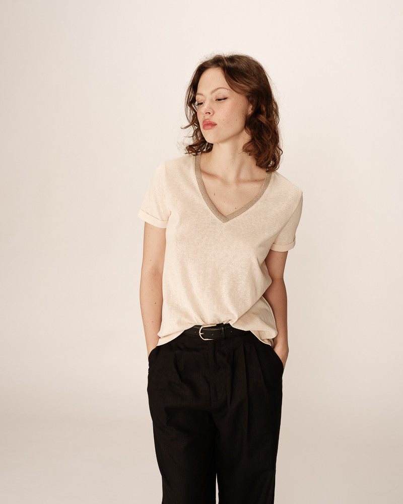 Grace & Mila Pepito Tee - Beige