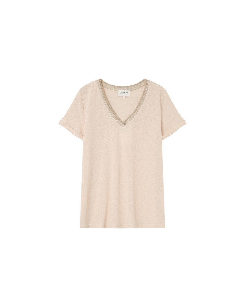 Grace & Mila Manuel T-shirt - Beige