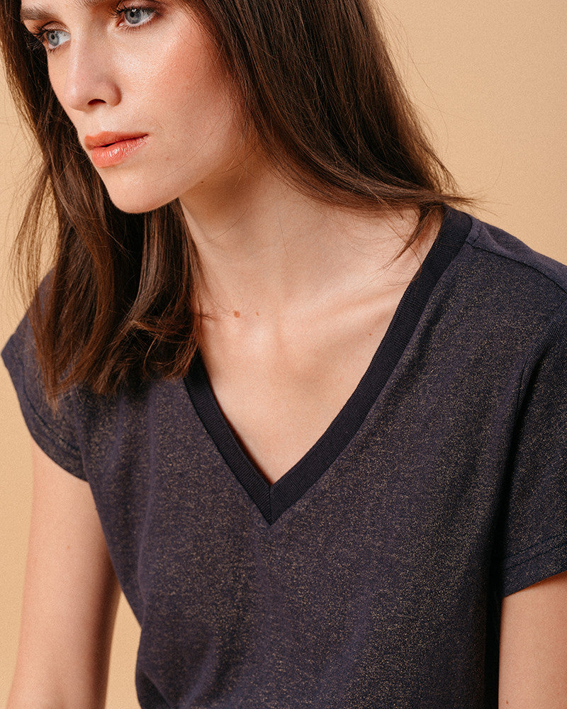 Grace & Mila Monday T-Shirt - Marine