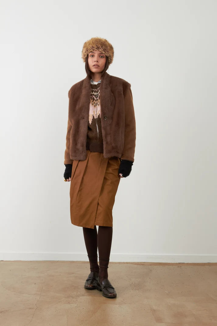 Orfeo Louliana Vest - Chocolate
