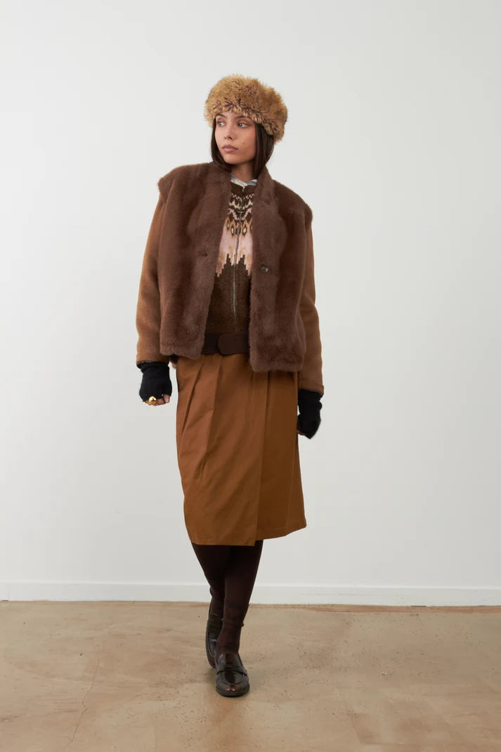 Orfeo Louliana Vest - Chocolate