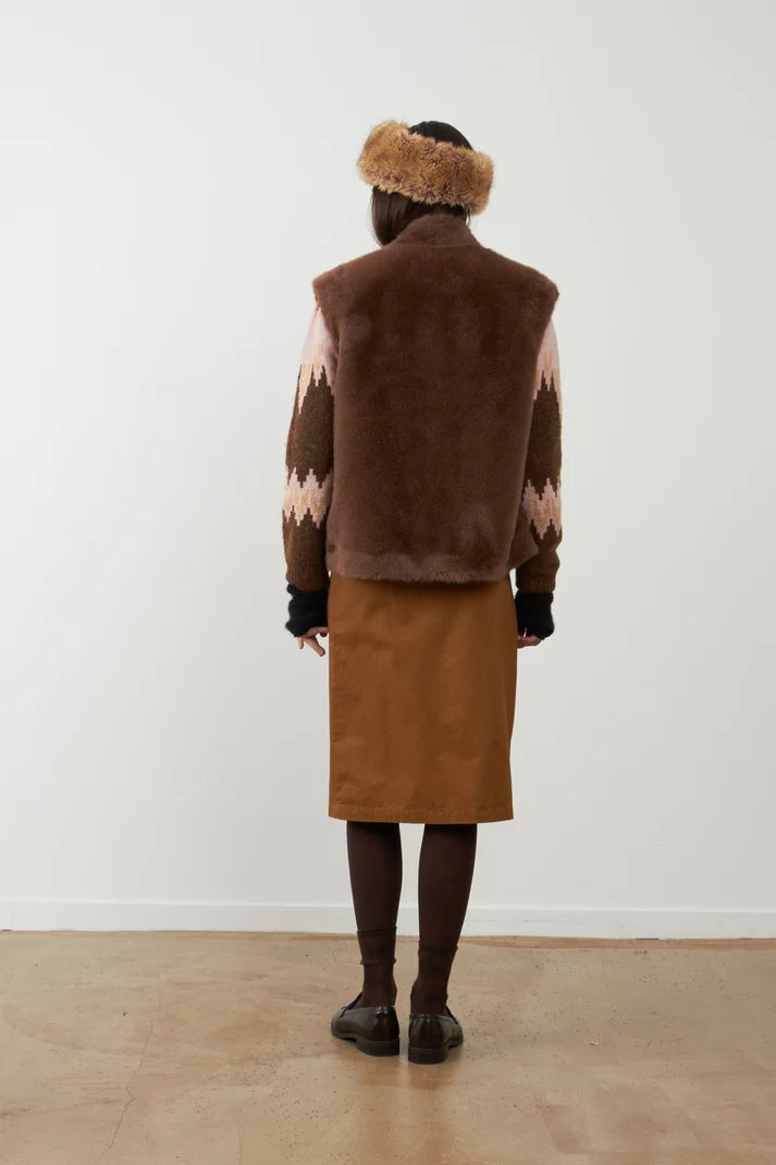 Orfeo Louliana Vest - Chocolate