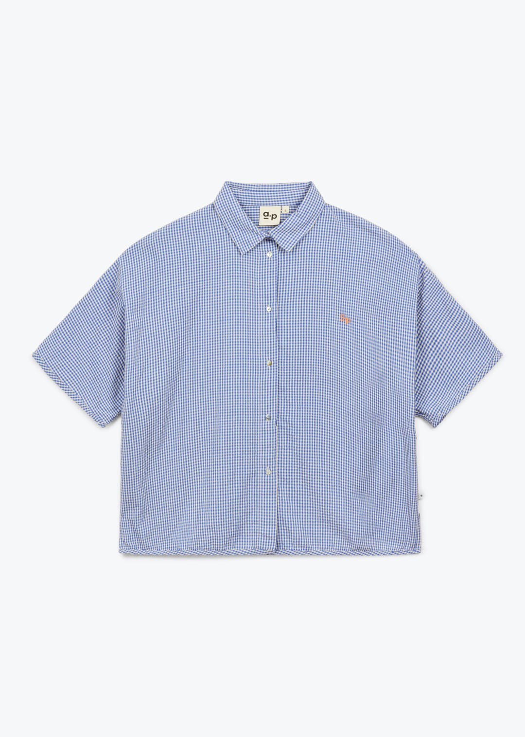 AP Gingham Shirt - Cobalt
