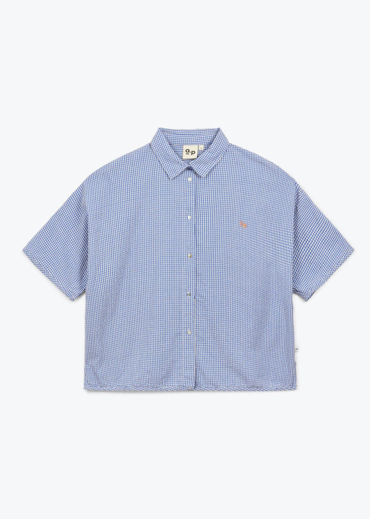 AP Gingham Shirt - Cobalt