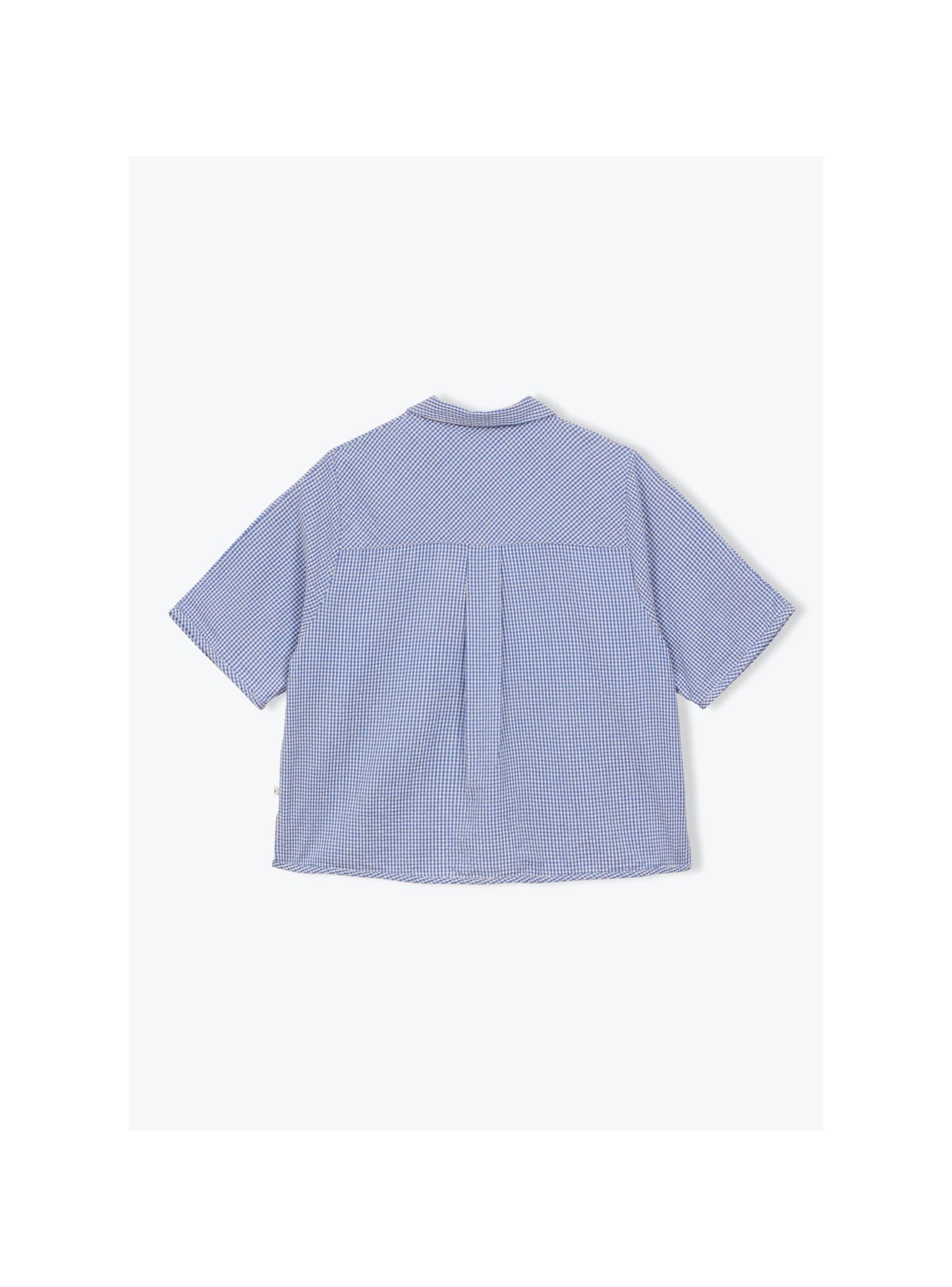 AP Gingham Shirt - Cobalt