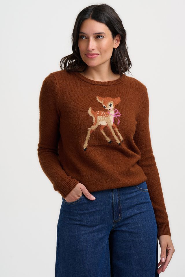 Kia Jumper - Brown Vintage Baby Deer