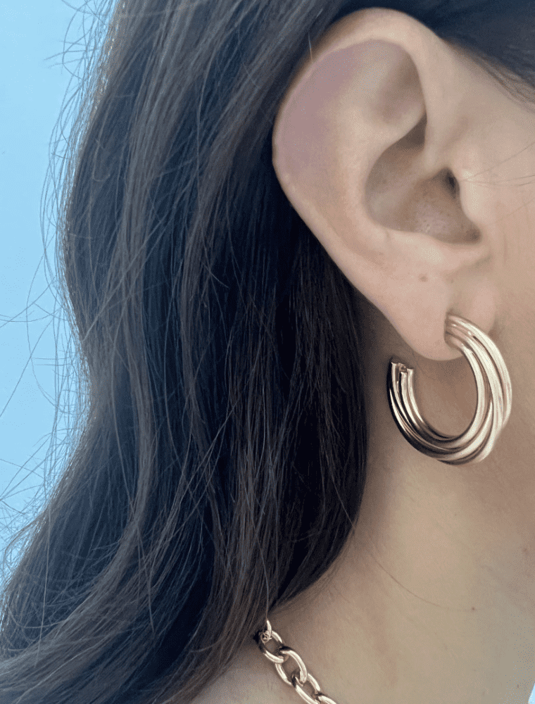 Olia Tiffany Earrings - gold
