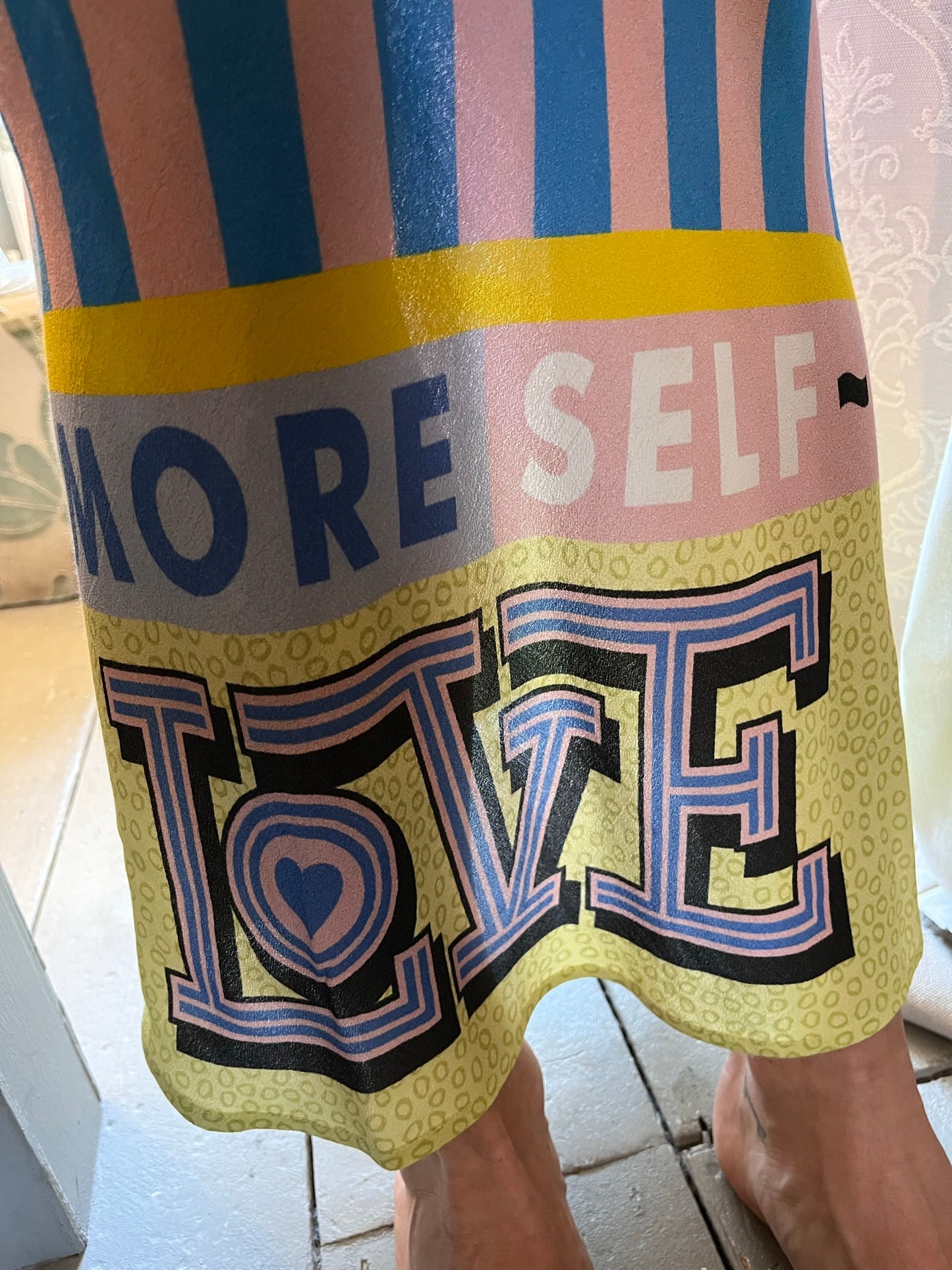'More Self Love' dress