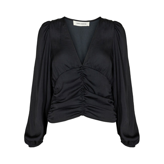 Sofie Schnoor ruched blouse - black